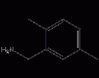 2,5-二甲基苄胺结构式