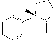 (S)-(-)-尼古丁结构式