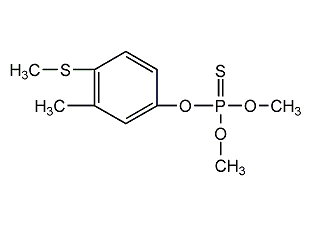 倍硫磷结构式