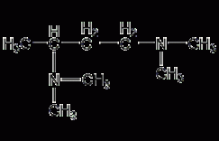 N,N,N',N'-四甲基-1,3-丁二胺结构式