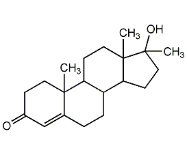 甲睾酮结构式