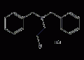 N-(2-氯乙基)二苄胺盐酸盐结构式