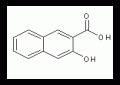 3-羟基-2-萘甲酸结构式