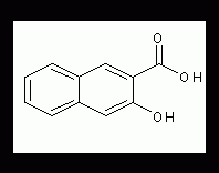 3-羟基-2-萘甲酸结构式