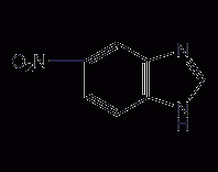 5-硝基苯并咪唑结构式