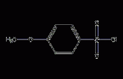 对甲氧基苯磺酰氯结构式