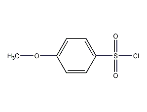 对甲氧基苯磺酰氯结构式