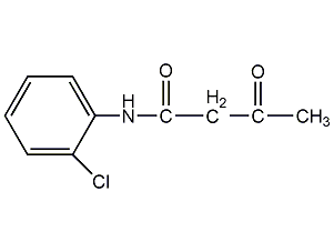 邻氯乙酰乙酰胺结构式