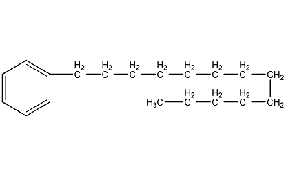 十三烷基苯结构式