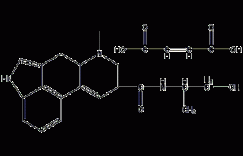 马来酸麦角新碱结构式