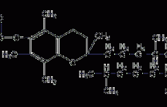 D-α-生育酚乙酸酯结构式