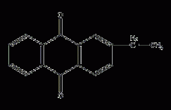 2-乙基蒽醌结构式