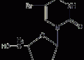 5-溴-2'-脱氧尿苷结构式