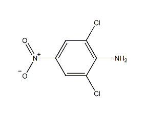 2,6-二氯-4-硝基胺结构式