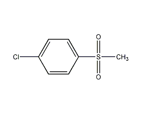 4-氯基甲砜结构式