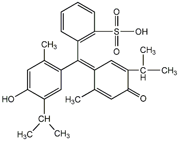 百里酚蓝结构式