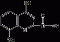 4,8-二羟基喹啉-2-羧酸结构式