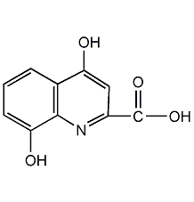 4,8-二羟基喹啉-2-羧酸结构式