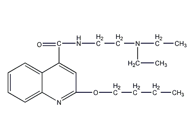 辛可卡因结构式