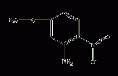 2-氨基-4-硝基苯甲醚结构式