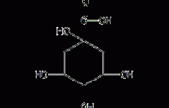 D-(-)-奎宁酸结构式