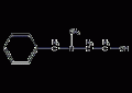 N-苄基-N-甲基乙醇胺结构式