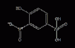 4-羟基-3-硝基苯胂酸结构式