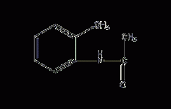 邻甲基乙酰苯胺结构式