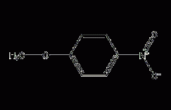 对硝基苯甲醚结构式