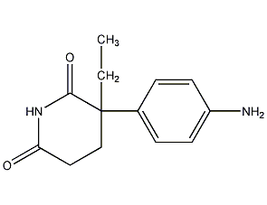 氨鲁米特结构式