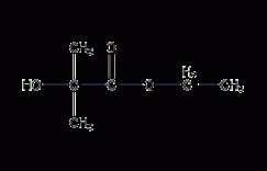 2-甲基-2-羟基丙酸乙酯结构式