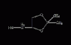 2,2-二甲基-4-羟甲基-1,3-二氧戊环结构式