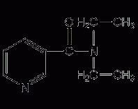 N,N-二乙基烟酰胺结构式