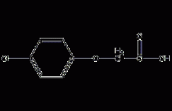 4-氯苯氧基乙酸结构式