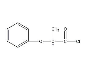 2-苯氧基丙酰氯结构式