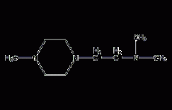 N,N,4-三甲基哌嗪-1-乙胺结构式