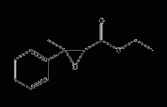 3-甲基-3-苯基环氧乙烷羧酸乙酯结构式