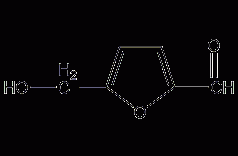 5-羟甲基-2-糠醛结构式