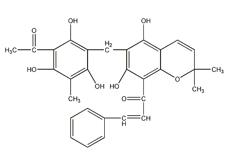 粗糠紫苦素结构式