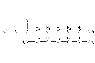 肉豆蔻酸甲酯结构式