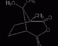 DL-樟脑酸酐结构式