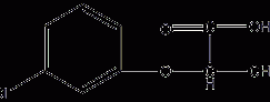 2-(3-氯苯氧基)丙酸结构式