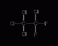 1,1-二氟四氯乙烷结构式