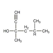 3,5-二甲基-1-己炔-3-醇结构式