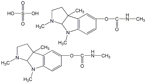 毒扁豆盐结构式