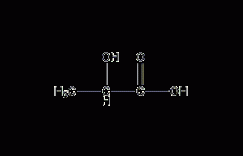 L-乳酸结构式