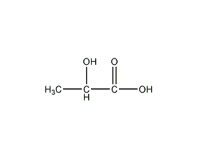 L-乳酸结构式