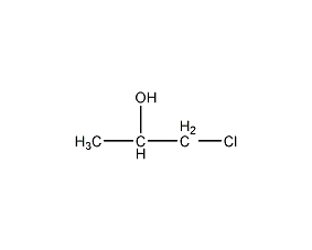 1-氯-2-丙醇结构式