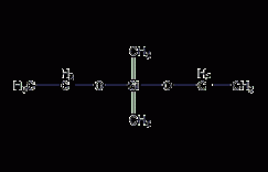 二乙氧基二甲基硅烷结构式