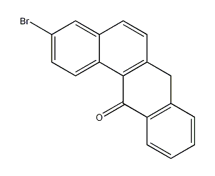 3-溴苯并蒽酮结构式